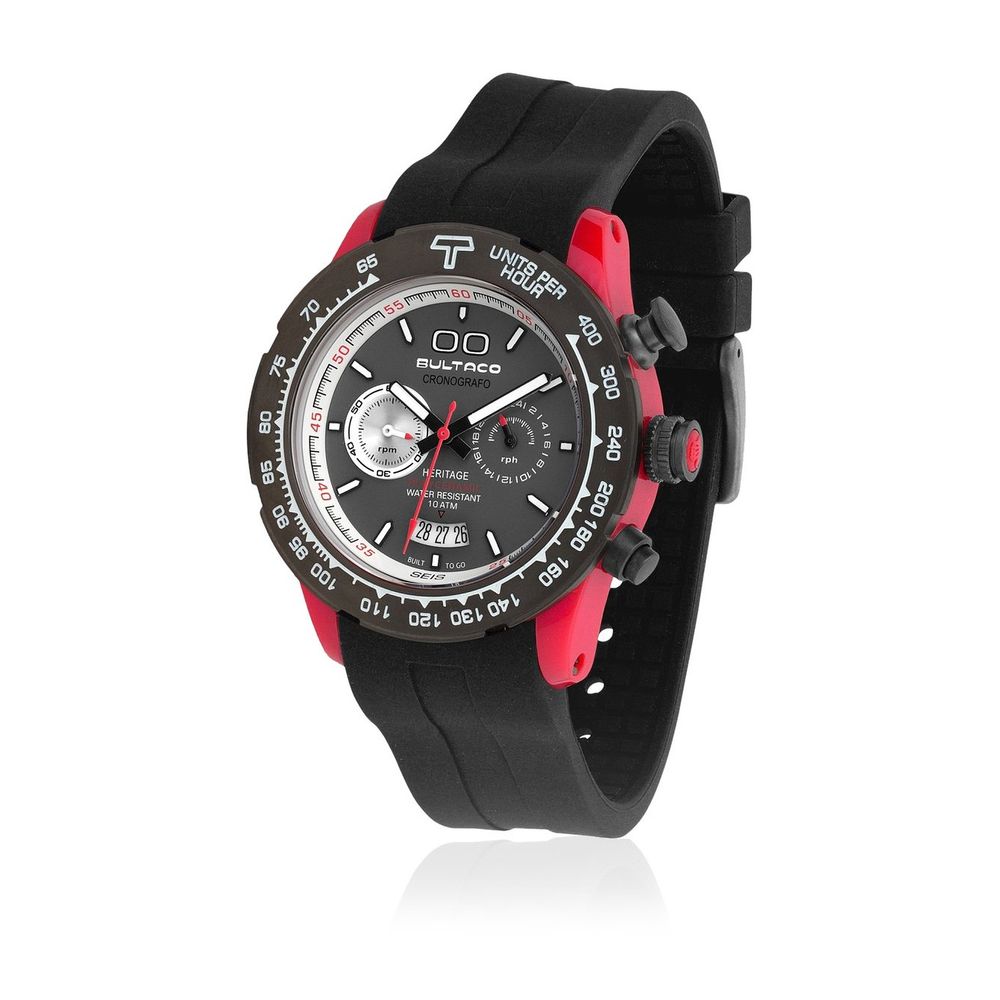 Orologio Bultaco in gomma nera