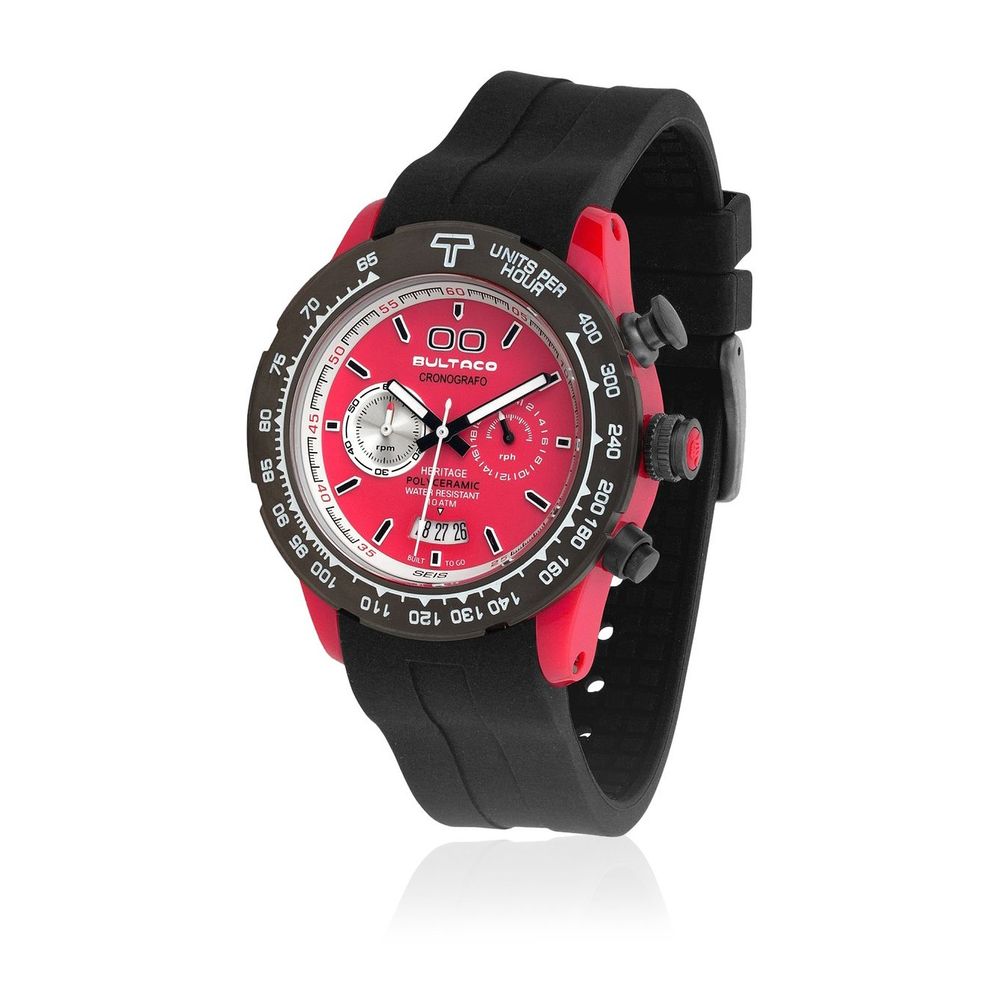 Orologio Bultaco in gomma nera