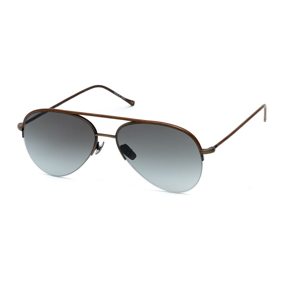 Occhiali da sole in acciaio inossidabile marrone Belstaff