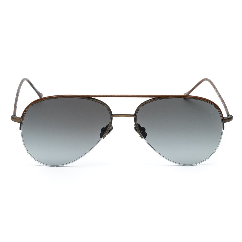 Occhiali da sole in acciaio inossidabile marrone Belstaff