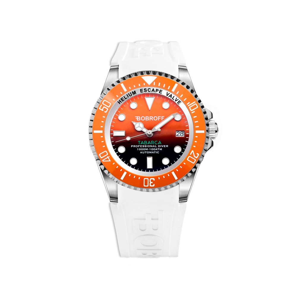 Orologio in gomma bianca Bobroff