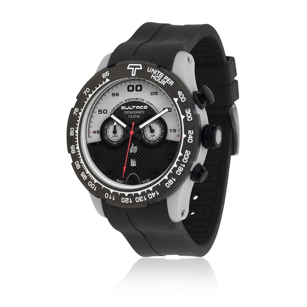 Orologio Bultaco in gomma nera