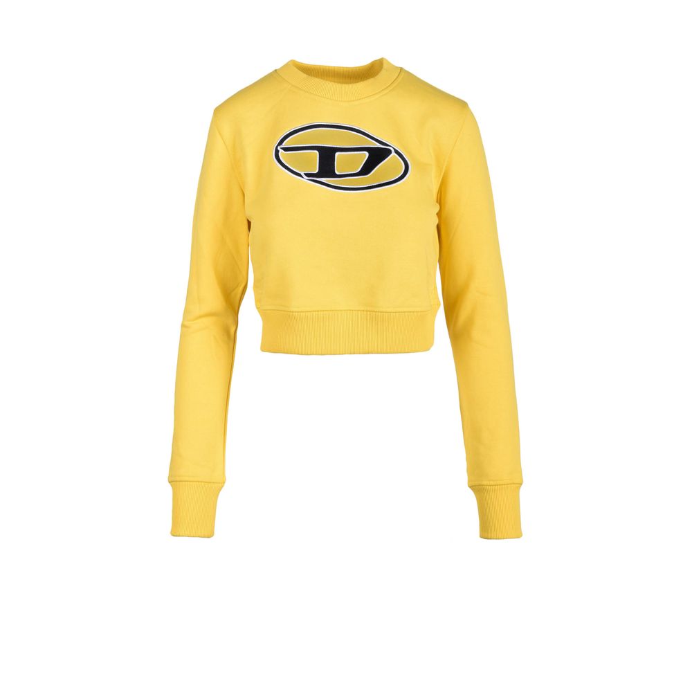 Maglione in cotone giallo Diesel