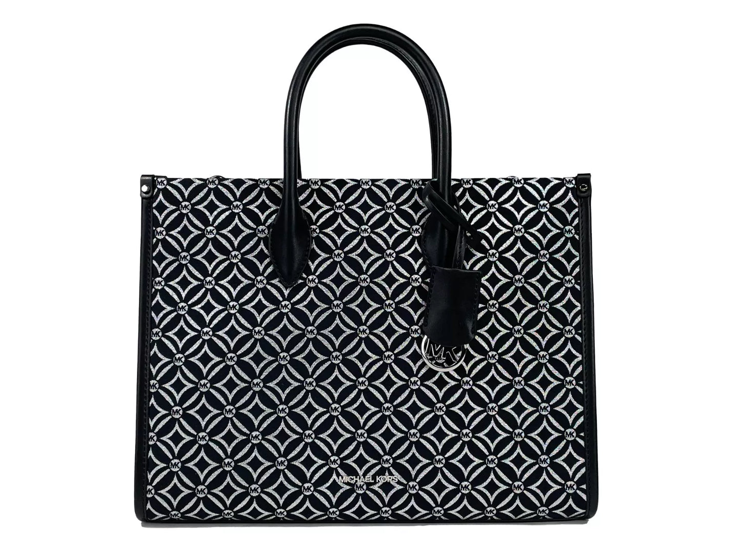 Borsa a tracolla Michael Kors Mirella Medium Top Zip Tote nera