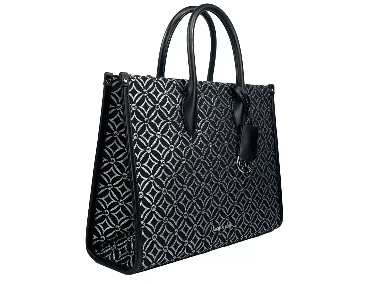 Borsa a tracolla Michael Kors Mirella Medium Top Zip Tote nera