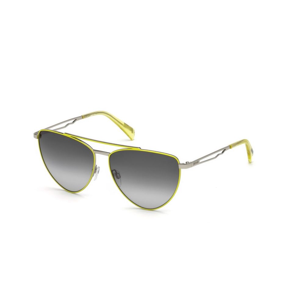 Occhiali da sole in metallo giallo Just Cavalli