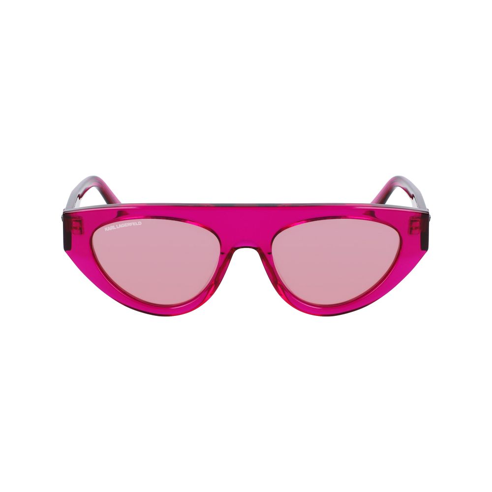Karl Lagerfeld Pink Haircalf Sunglasses