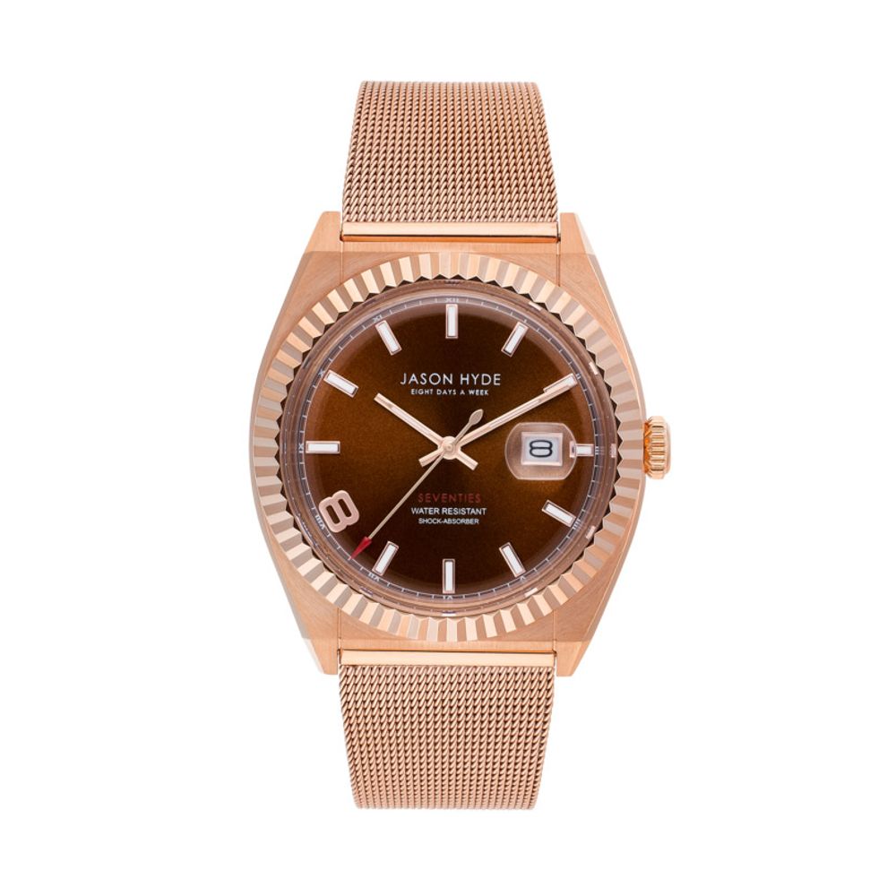 Orologio Jason Hyde in tessuto oro rosa