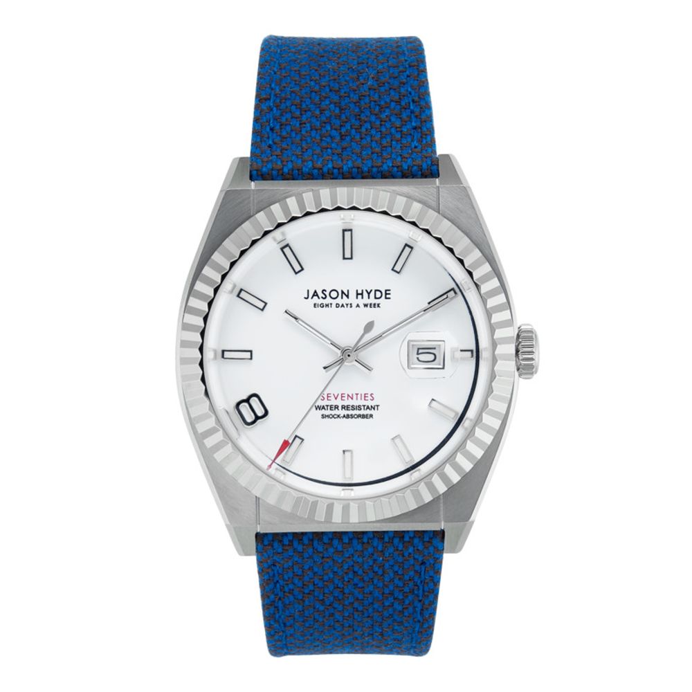 Orologio Jason Hyde in tessuto blu