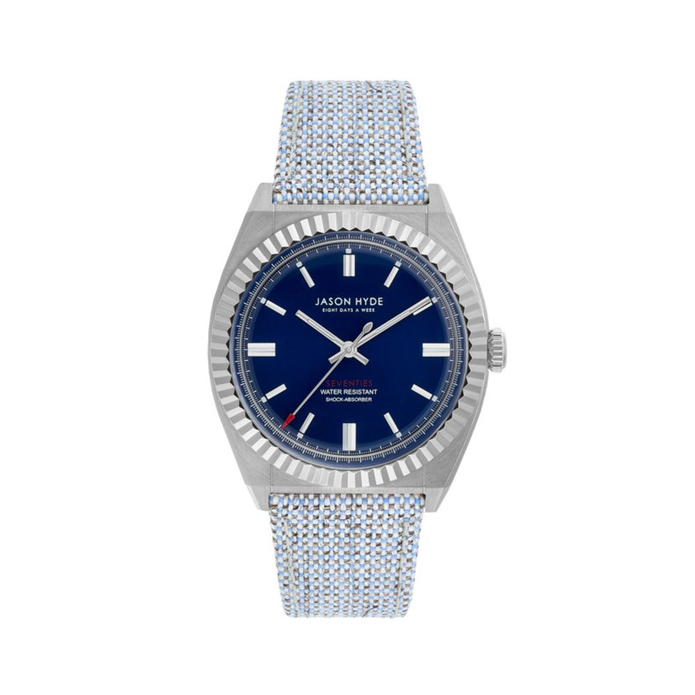 Orologio Jason Hyde in tessuto bianco