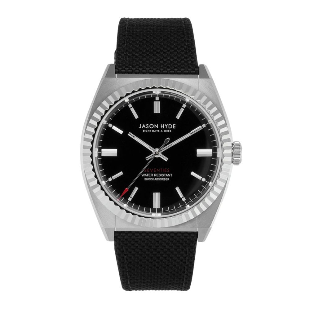 Orologio Jason Hyde in tessuto nero