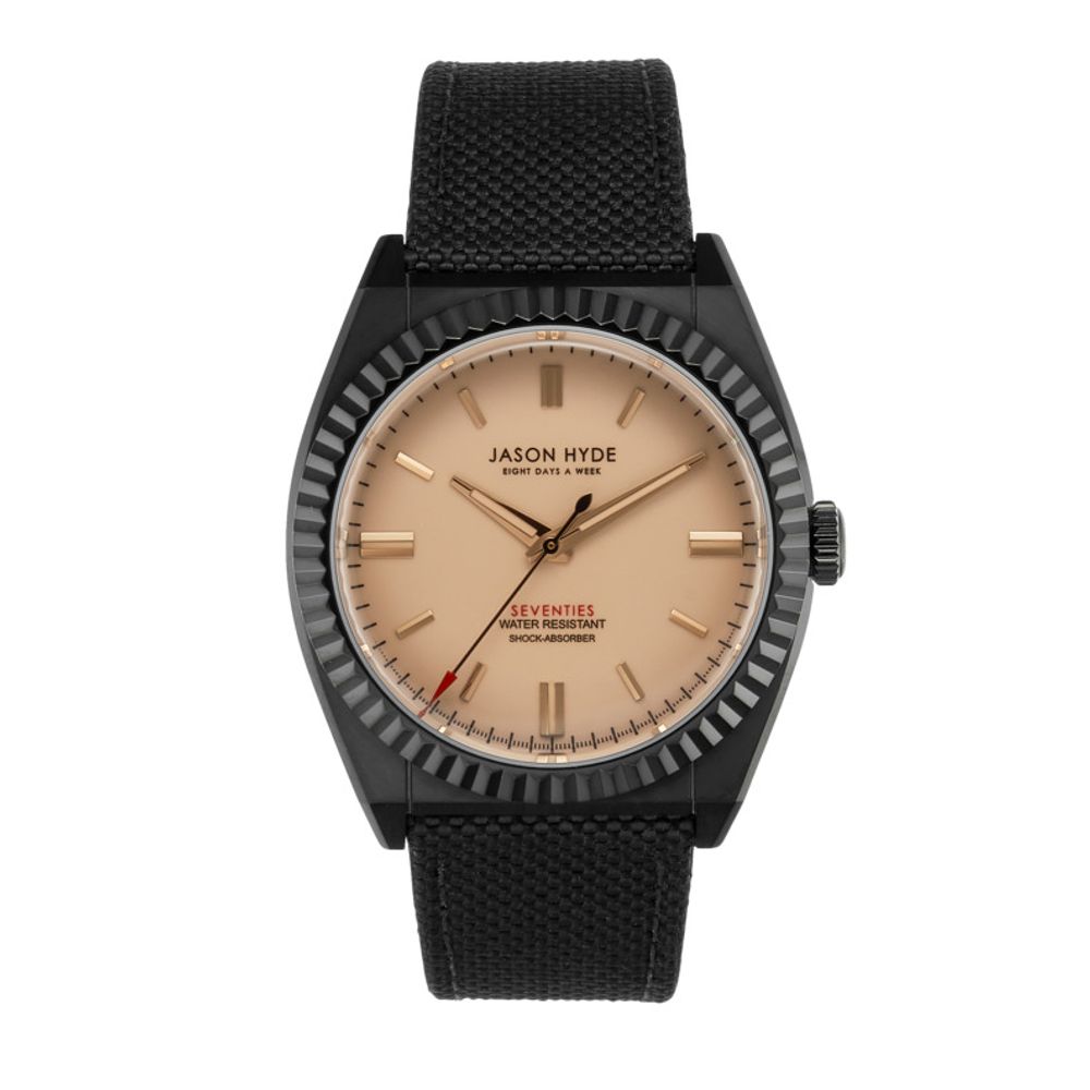 Orologio Jason Hyde in tessuto nero