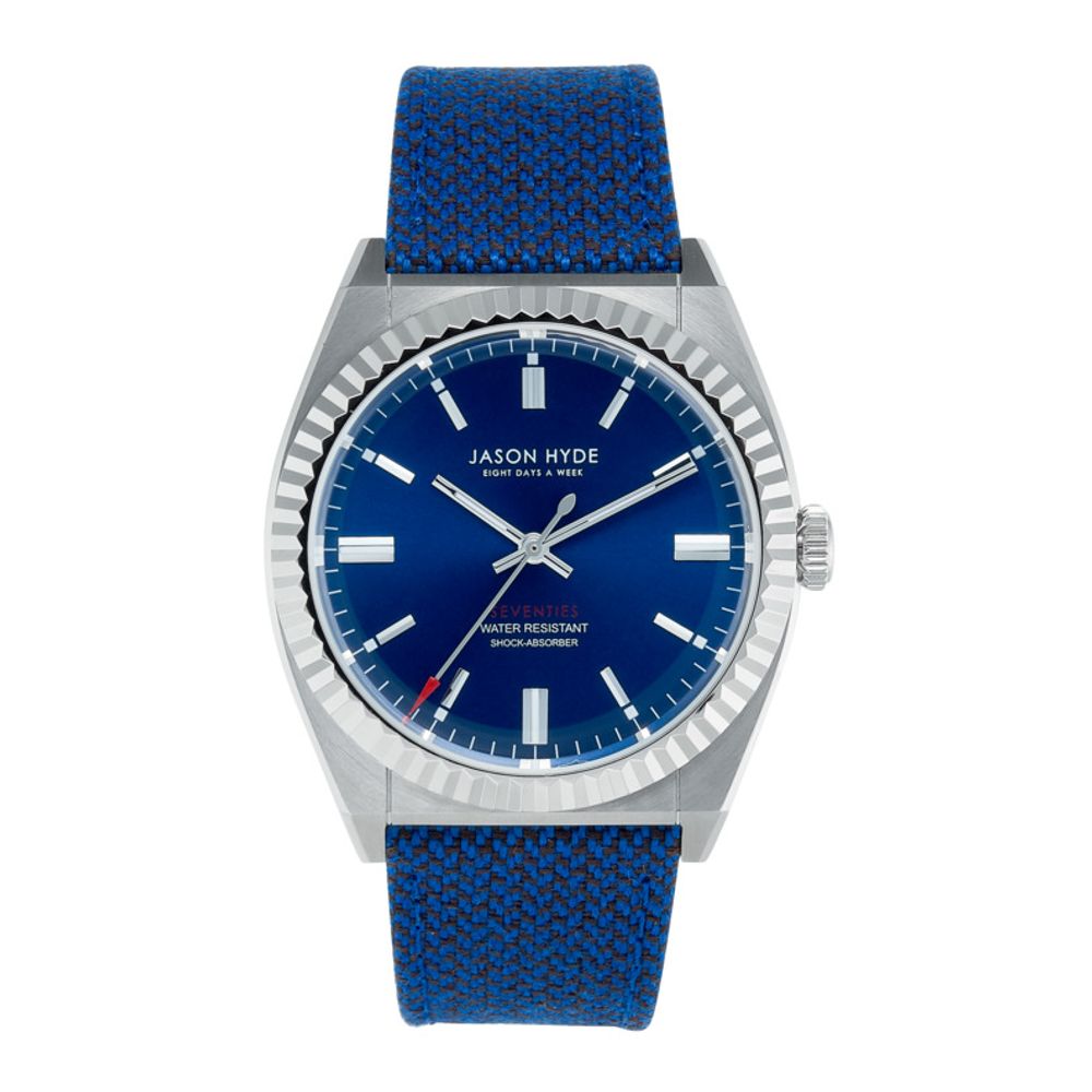 Orologio Jason Hyde in tessuto blu