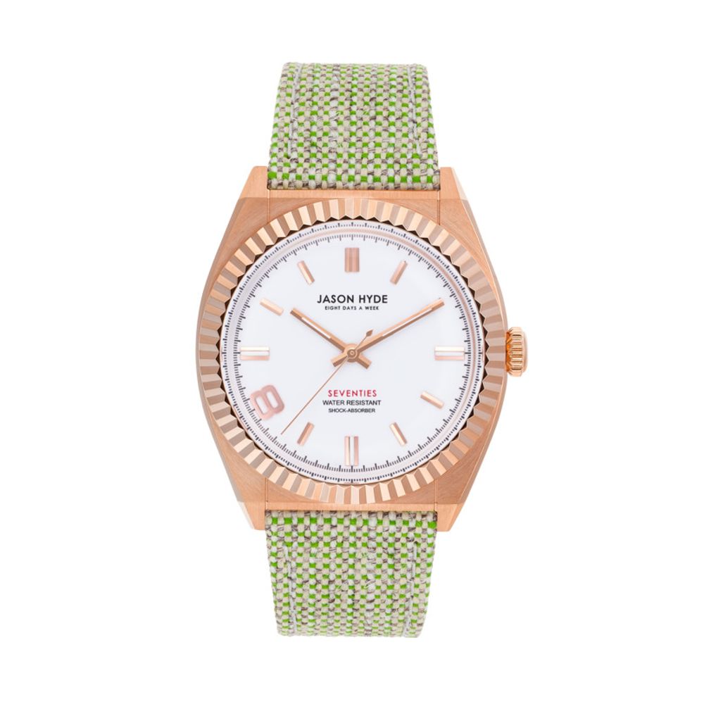 Orologio Jason Hyde in tessuto verde
