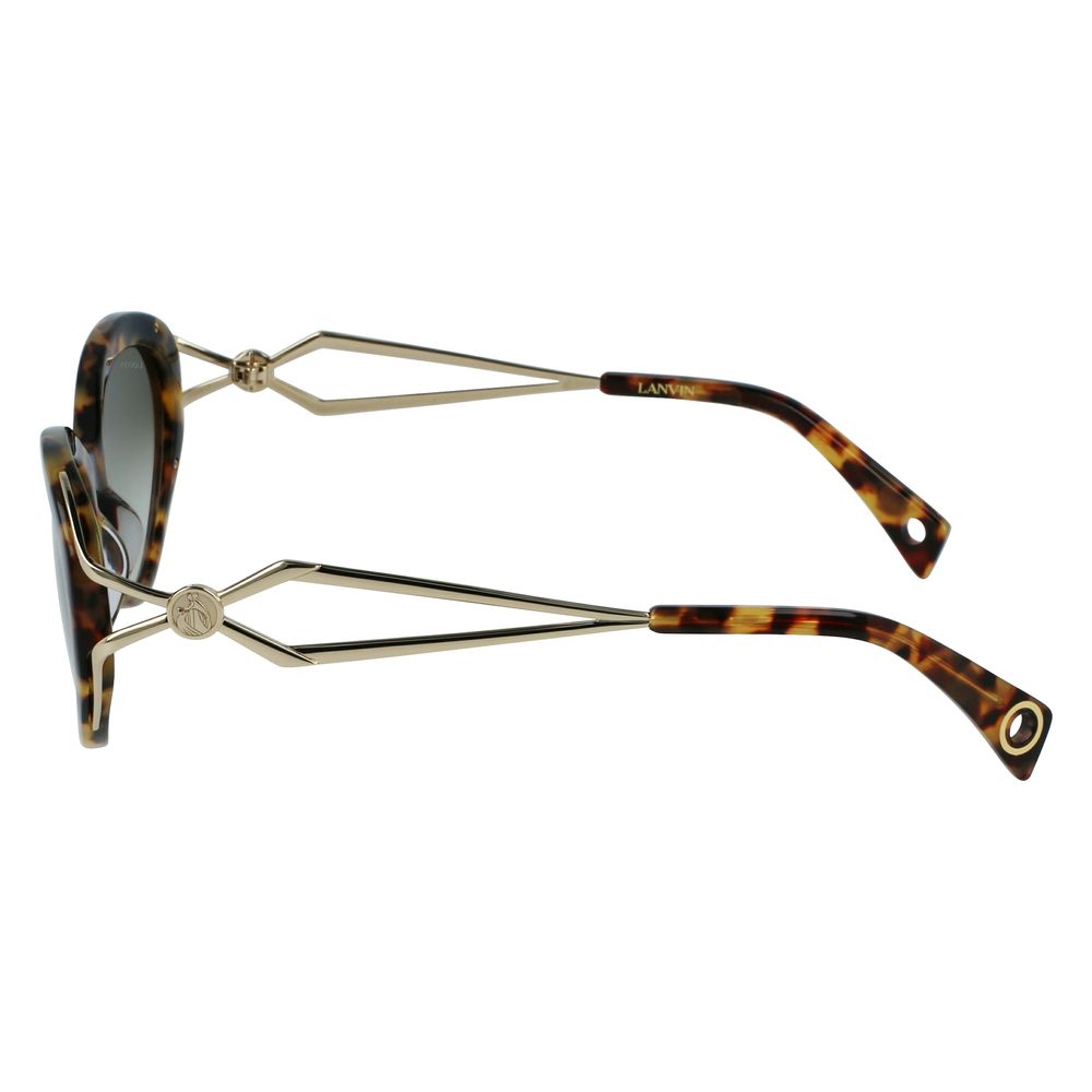 Lanvin Brown Haircalf Sunglasses