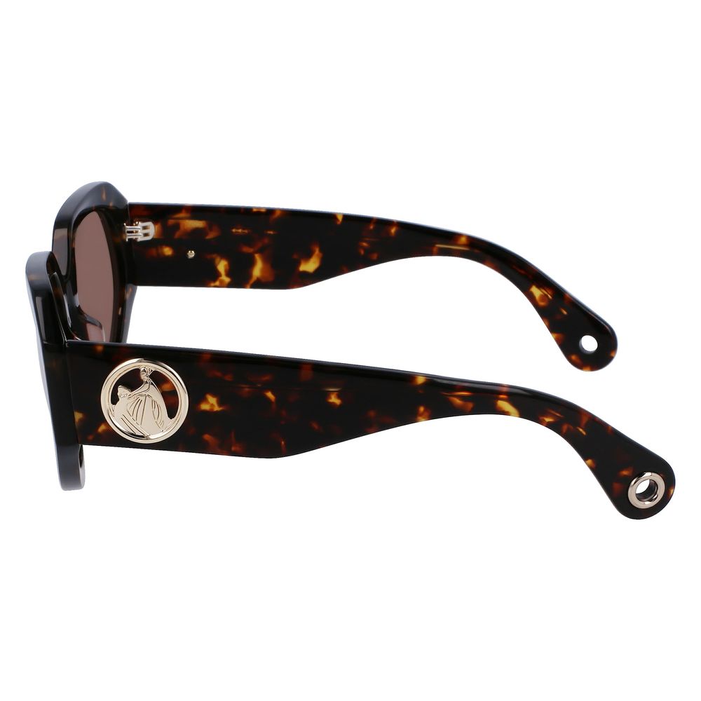 Occhiali da sole Lanvin in acetato marrone