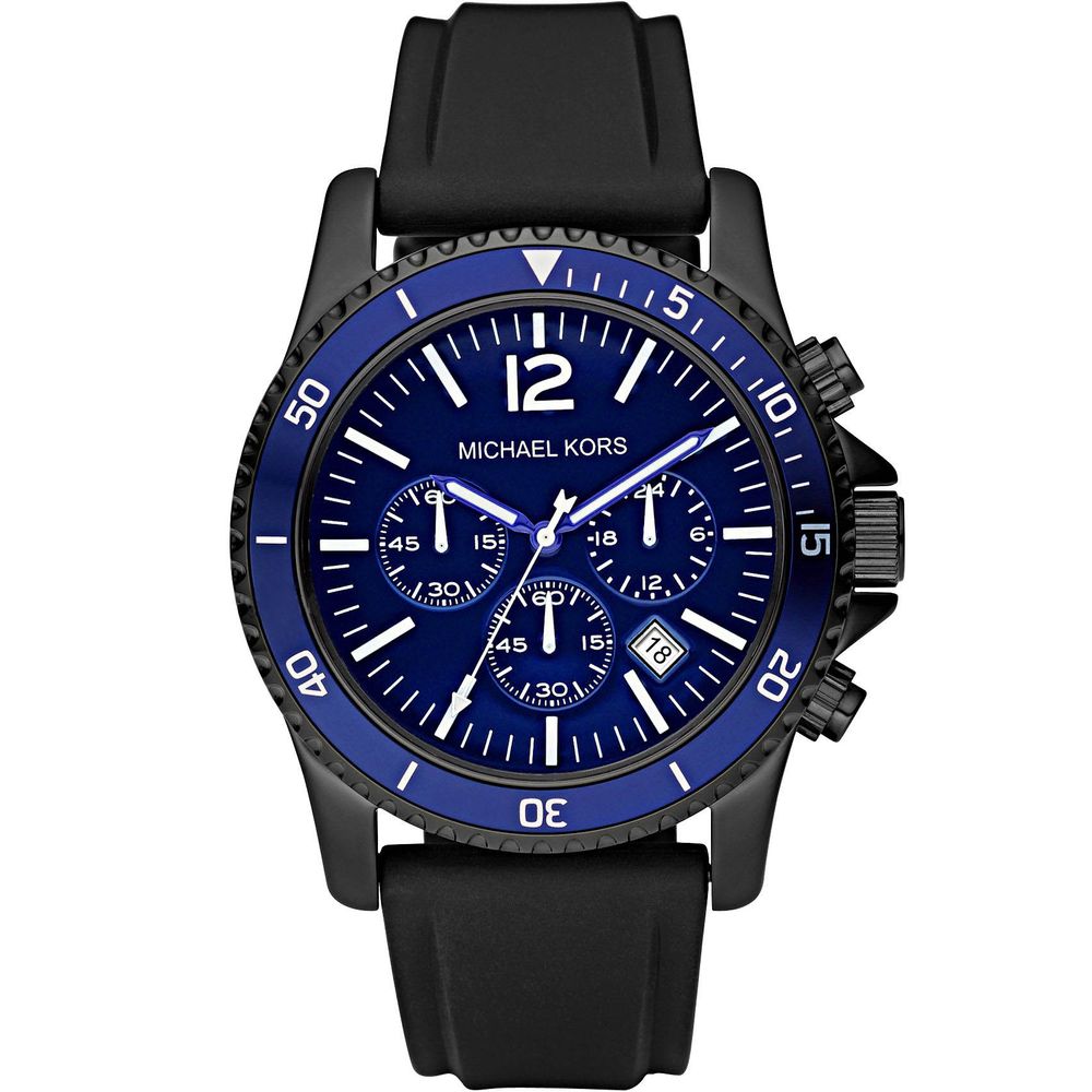 Orologio Michael Kors in gomma nera