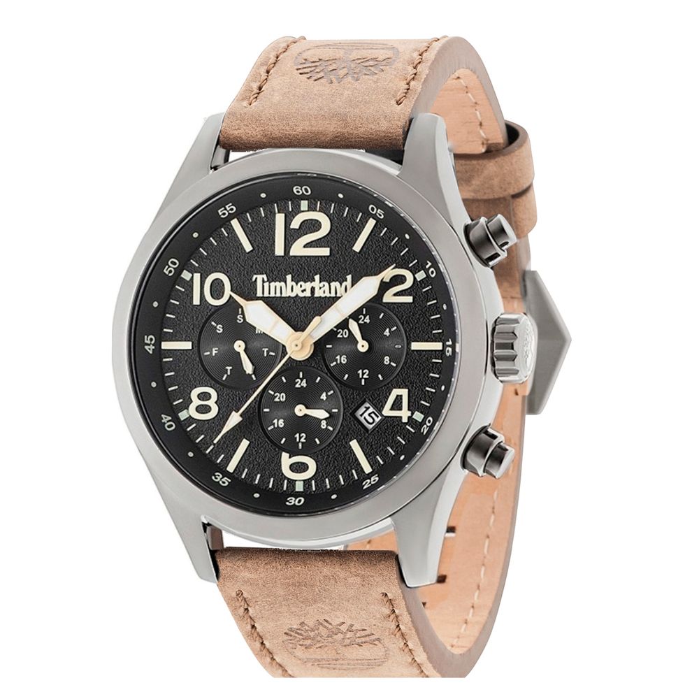 Orologio Timberland in pelle nera