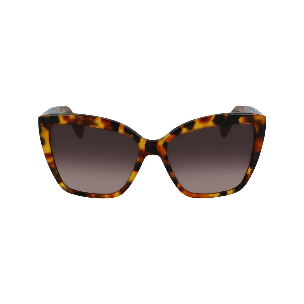Occhiali da sole Lanvin in acetato marrone