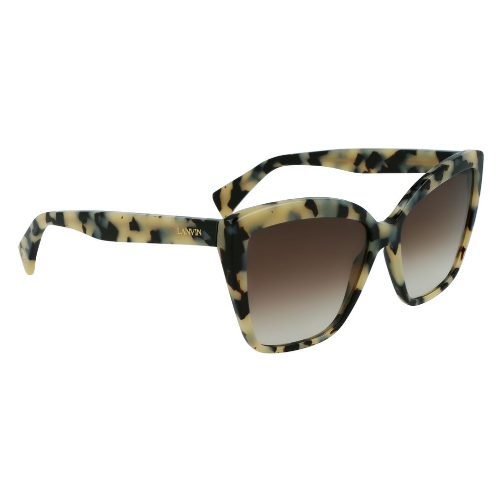 Occhiali da sole in acetato grigio Lanvin