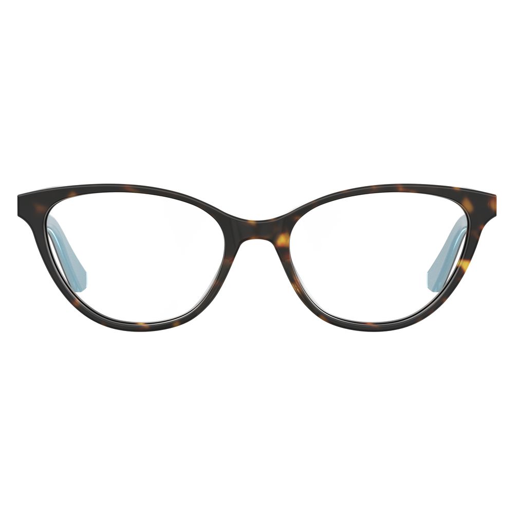 Montature in acetato marrone Love Moschino