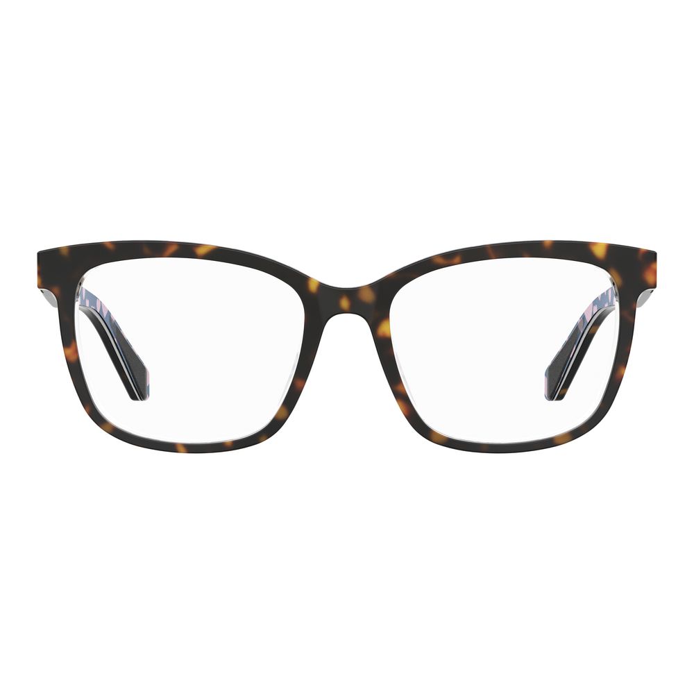 Montature in acetato marrone Love Moschino