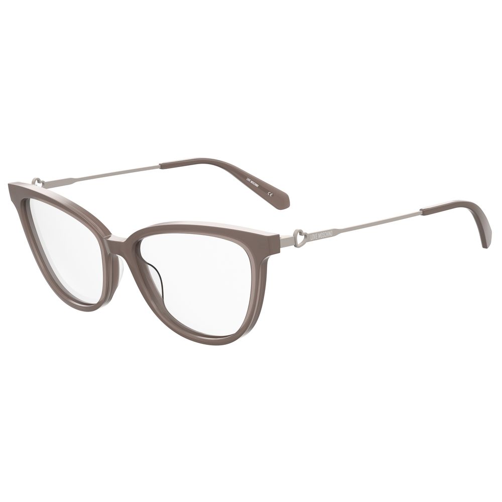 Love Moschino Brown Haircalf Frames