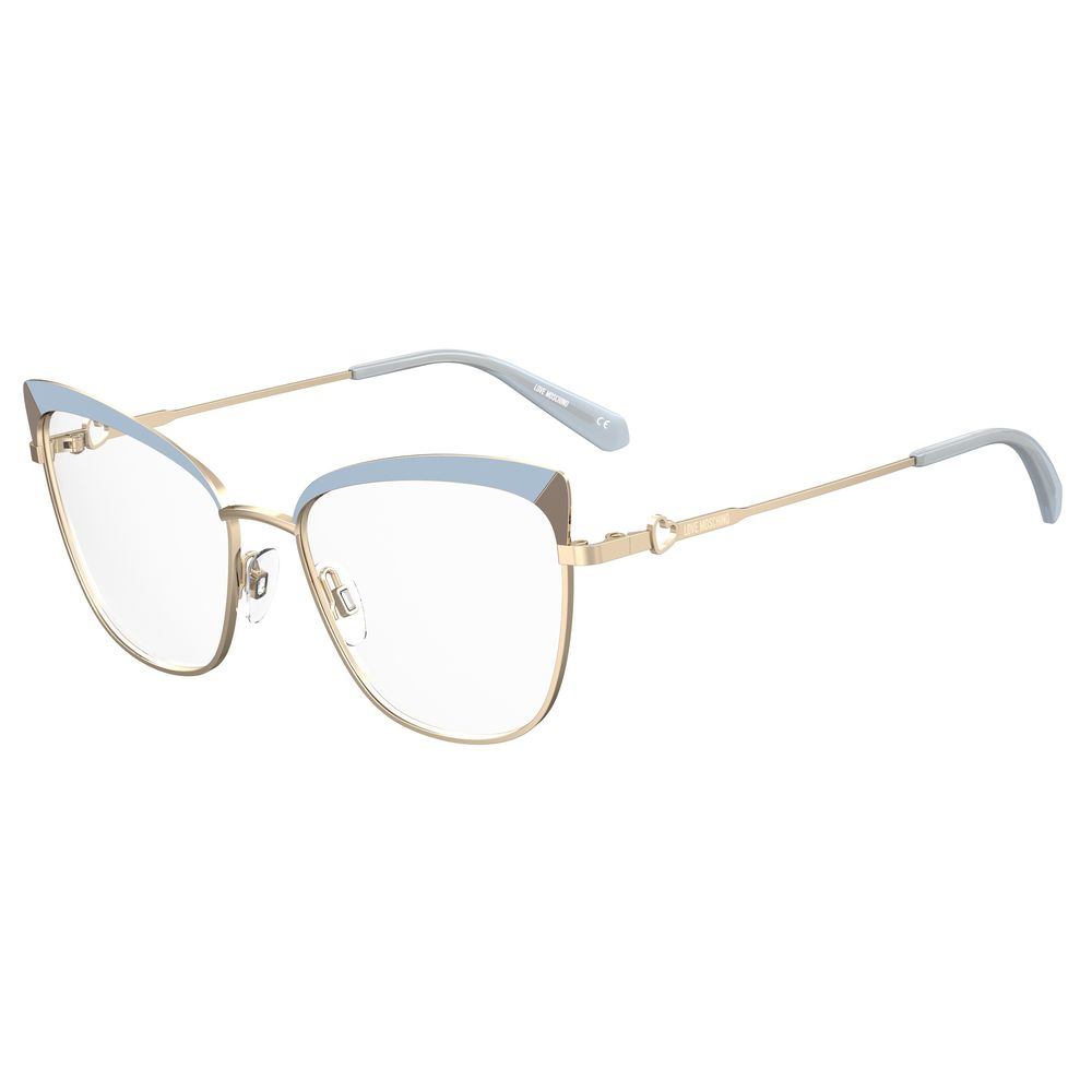 Montatura in metallo marrone Love Moschino