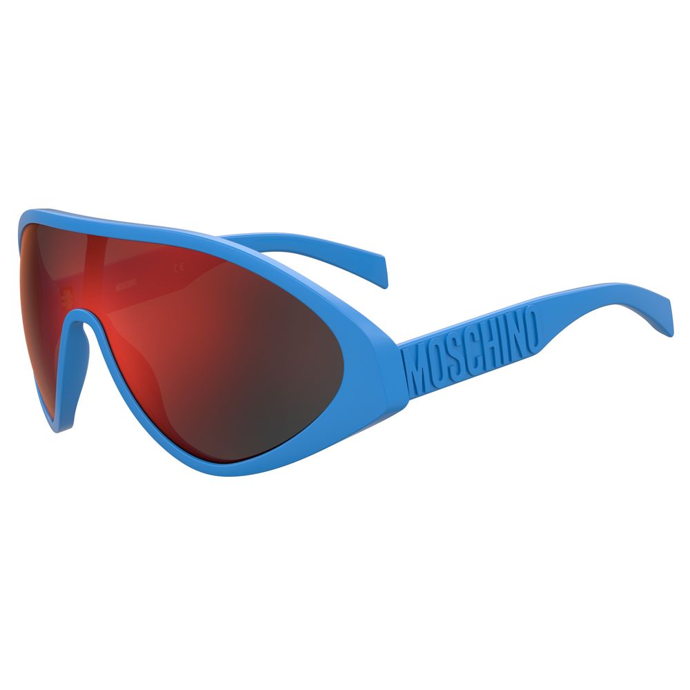 Occhiali da sole Moschino in resina blu