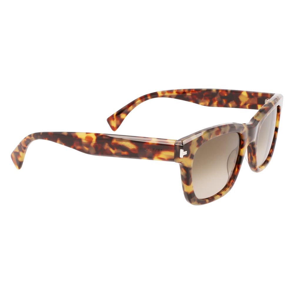 Occhiali da sole Lanvin in acetato marrone