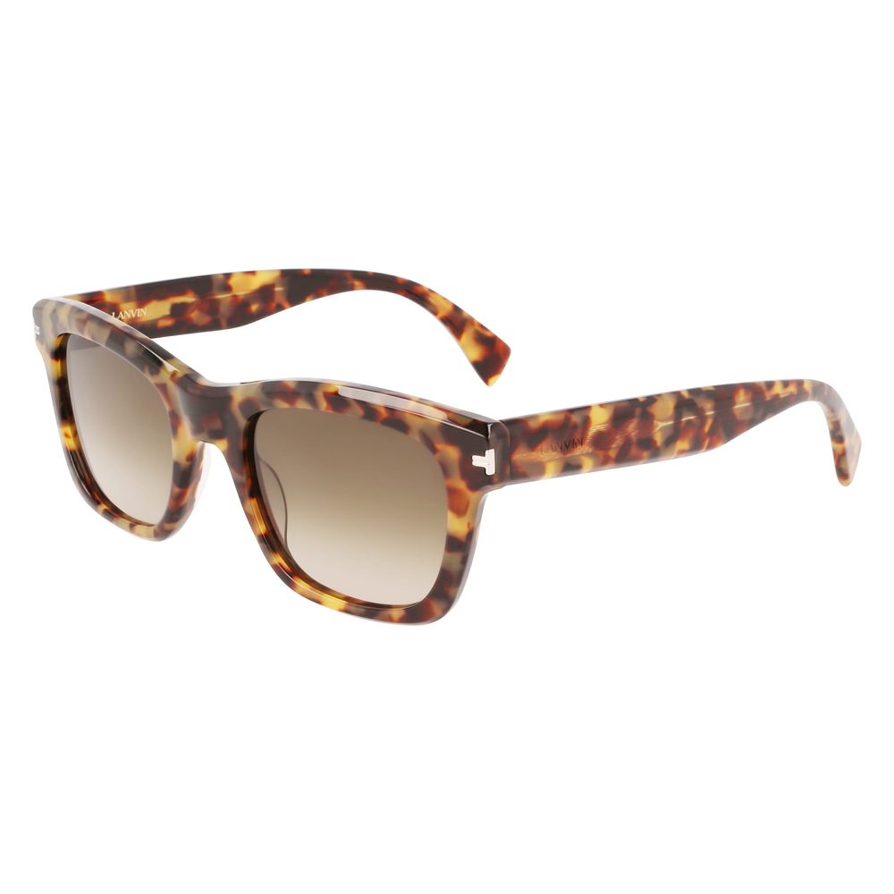 Occhiali da sole Lanvin in acetato marrone