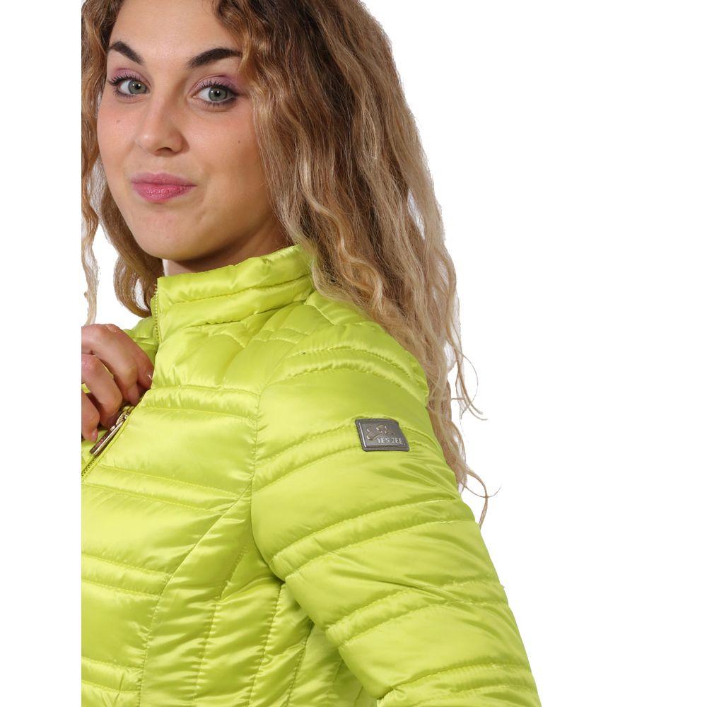 Sì Zee Giacca da donna in poliestere verde
