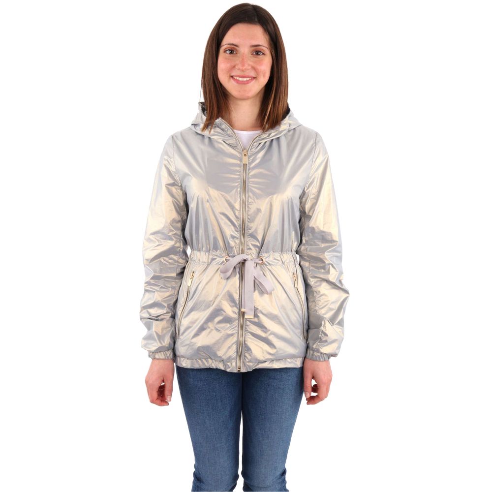 Sì Zee Giacche e cappotti in nylon grigio