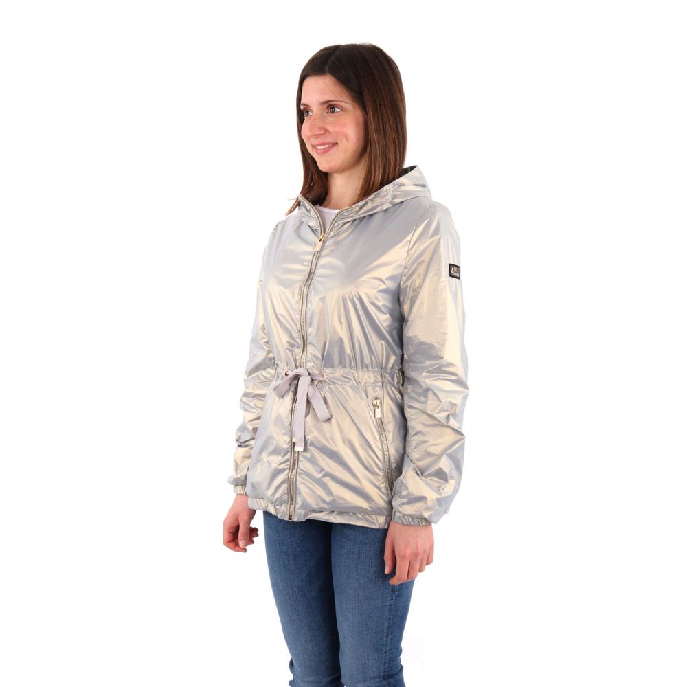 Sì Zee Giacche e cappotti in nylon grigio