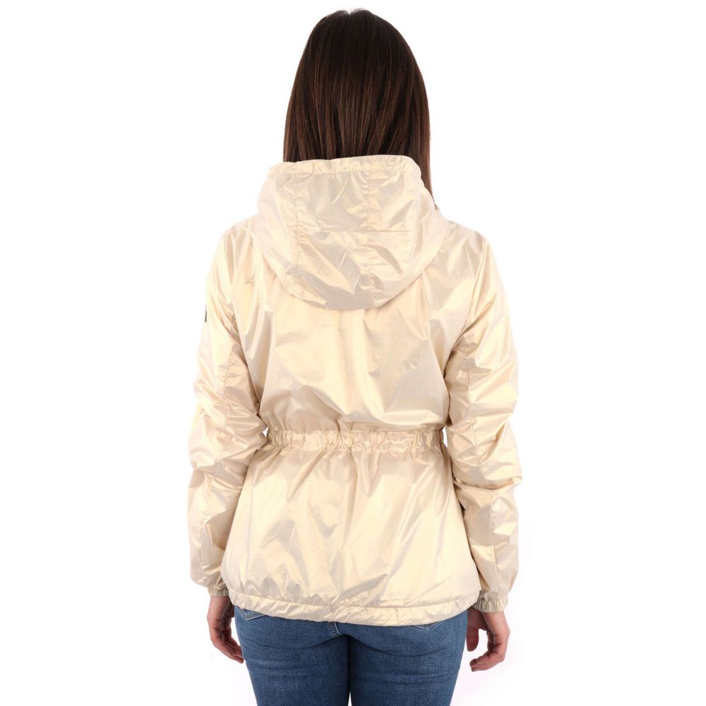 Sì Zee Beige Nylon Giacche e Cappotti