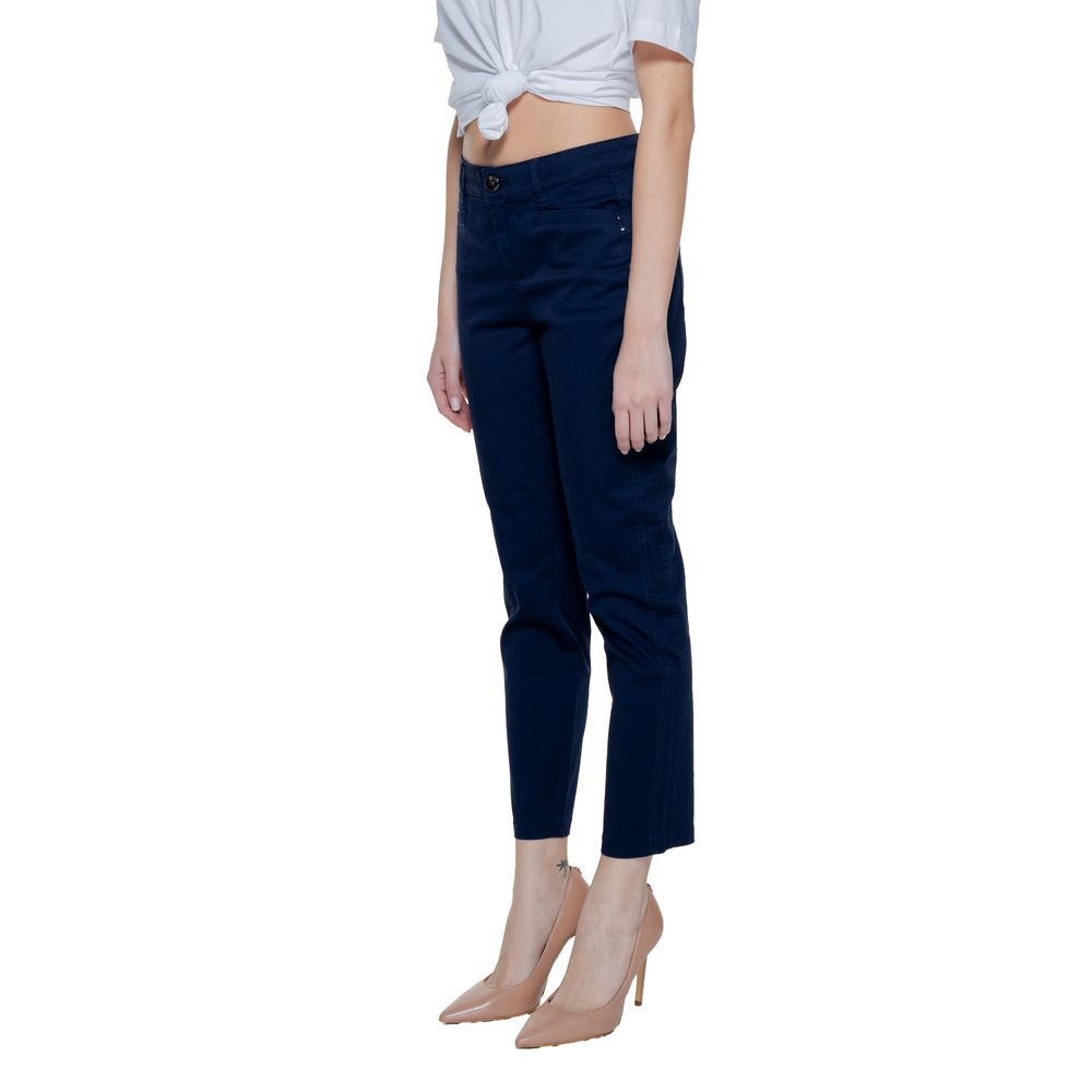 Jeans e pantaloni in cotone blu Street One