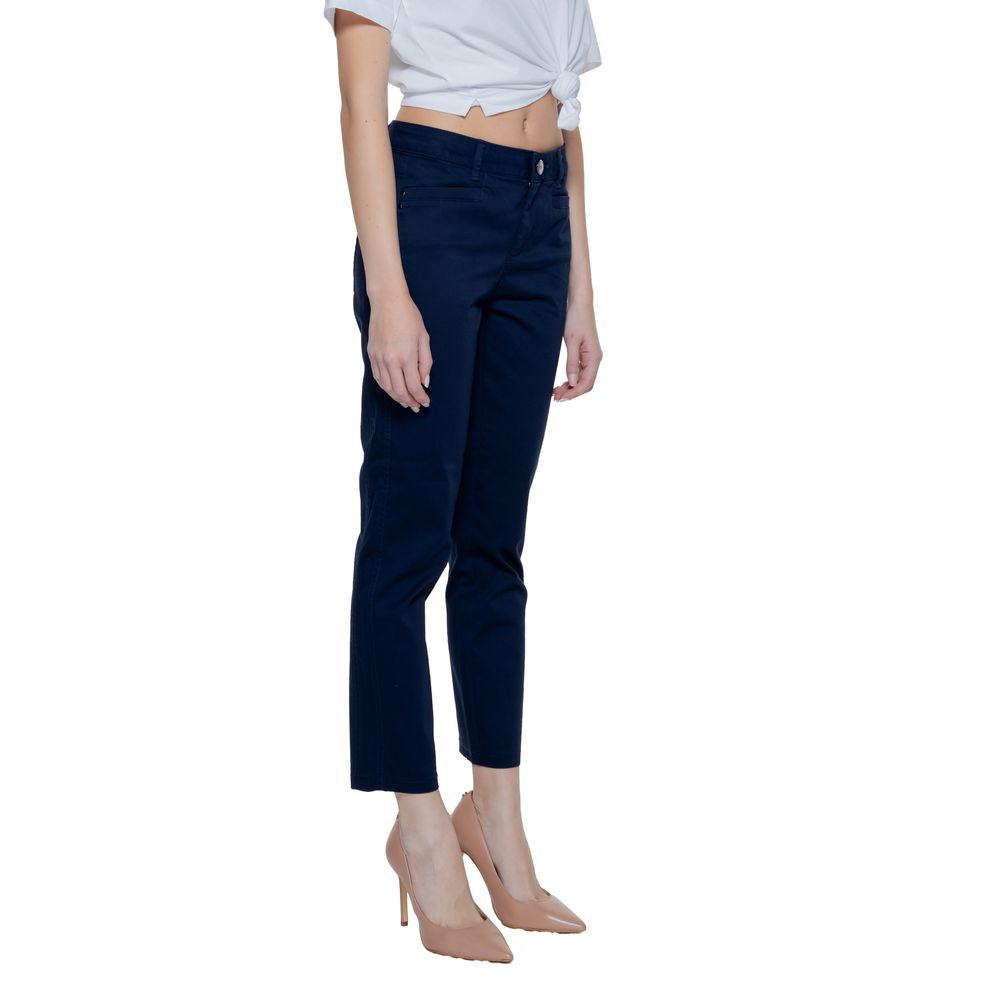 Jeans e pantaloni in cotone blu Street One