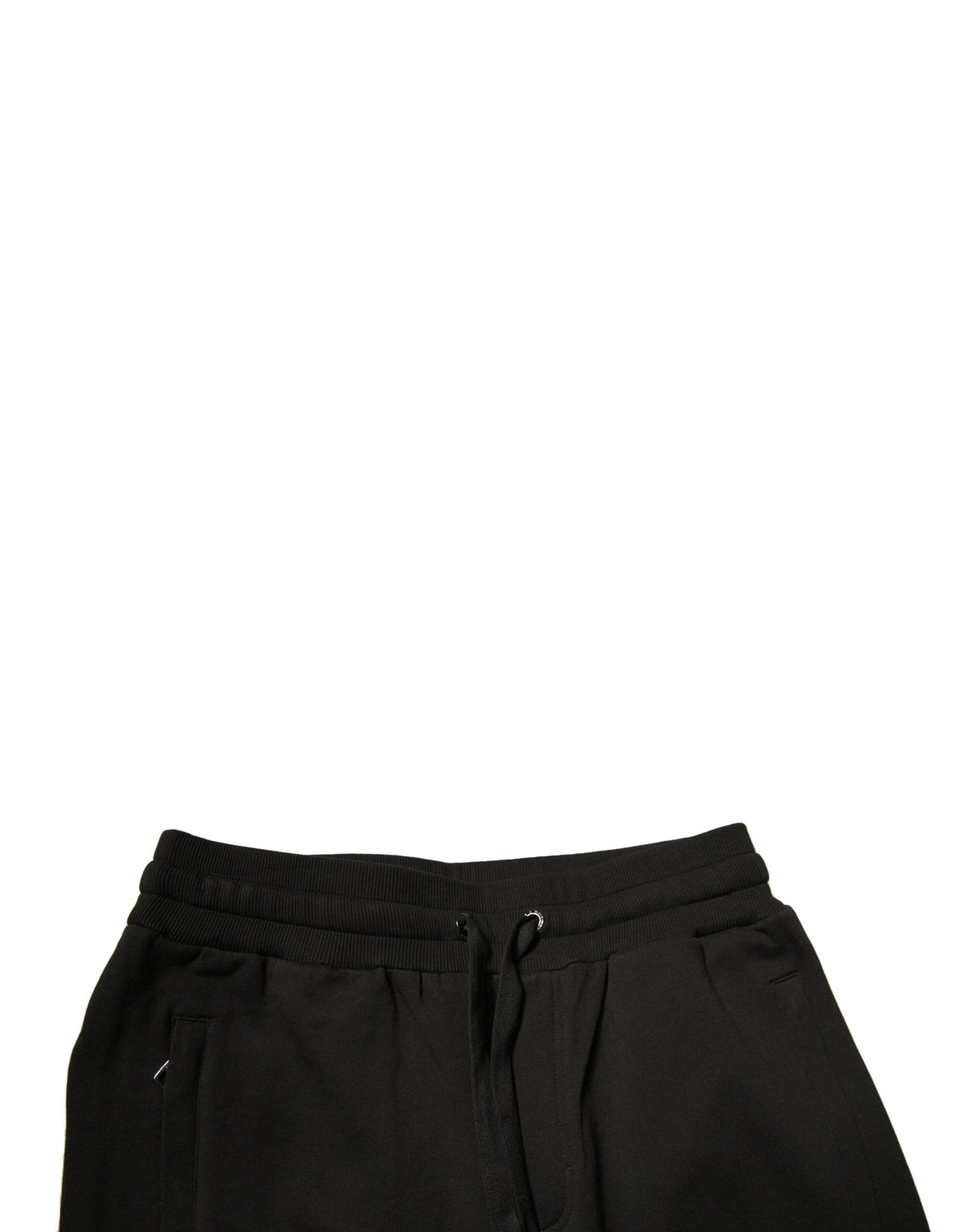 Dolce & Gabbana Jogger in cotone nero da uomo Pantaloni della tuta
