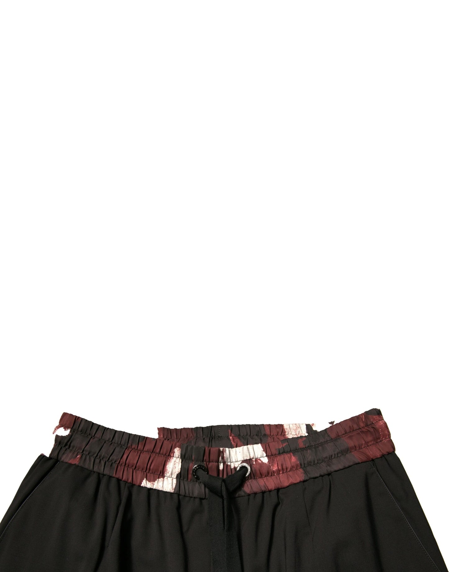 Pantaloni della tuta da jogging in lana mimetica nera Dolce & Gabbana