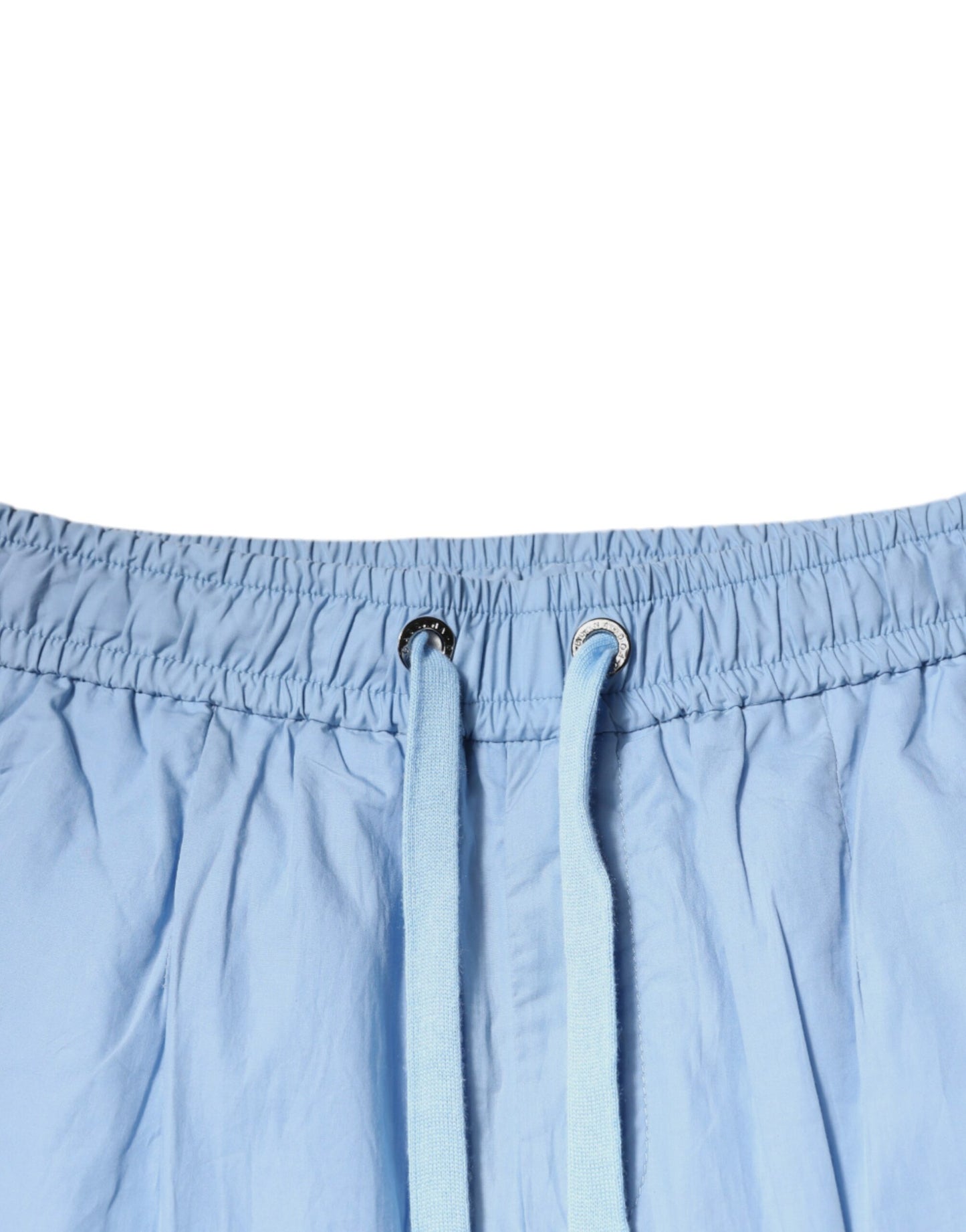 Pantaloni della tuta da jogging in cotone blu Dolce & Gabbana