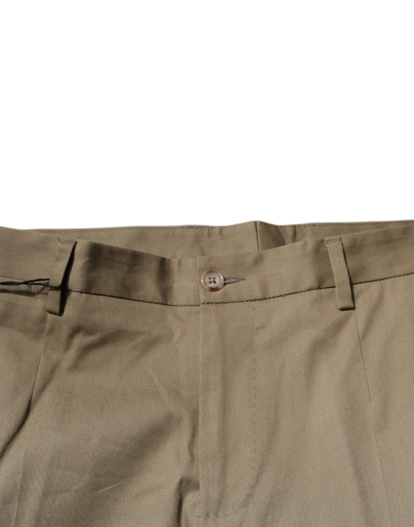 Pantaloni casual affusolati Dolce & Gabbana con logo marrone da uomo