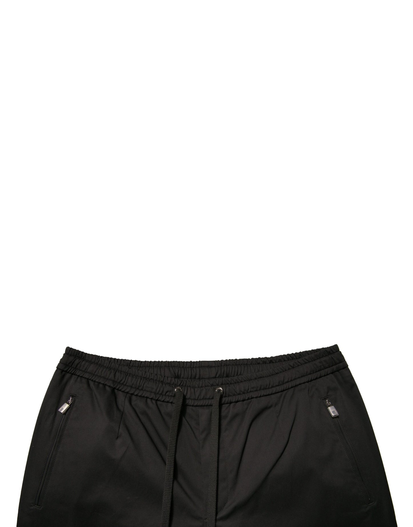 Pantaloni della tuta da jogging in cotone elasticizzato nero Dolce & Gabbana