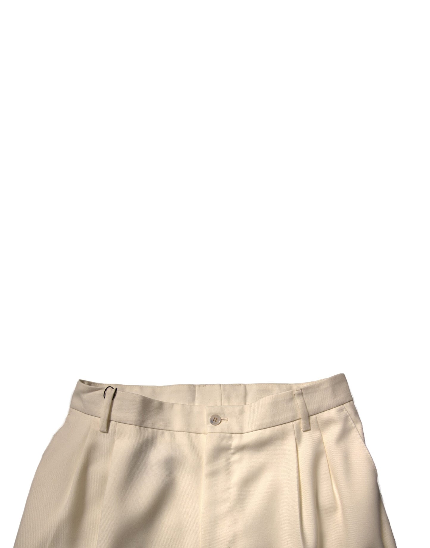 Pantaloni dritti Dolce & Gabbana Off White
