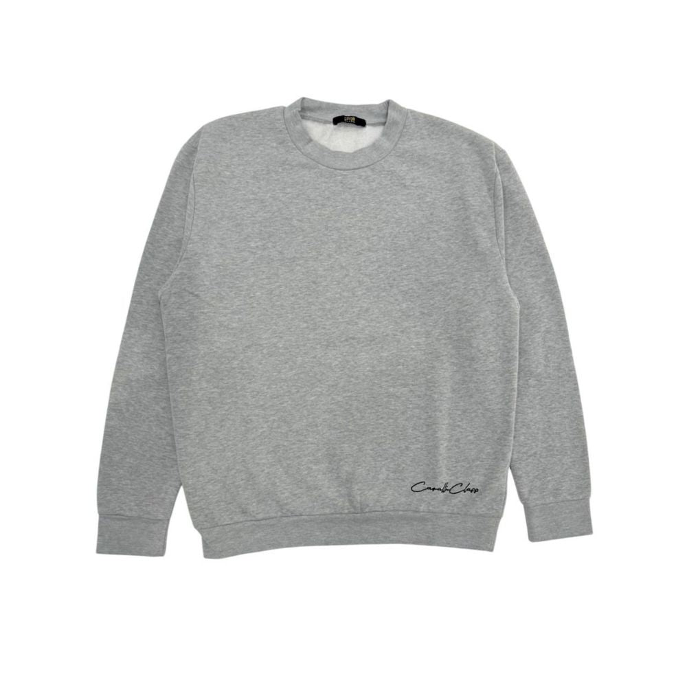 Maglione da donna in poliestere grigio Cavalli Class