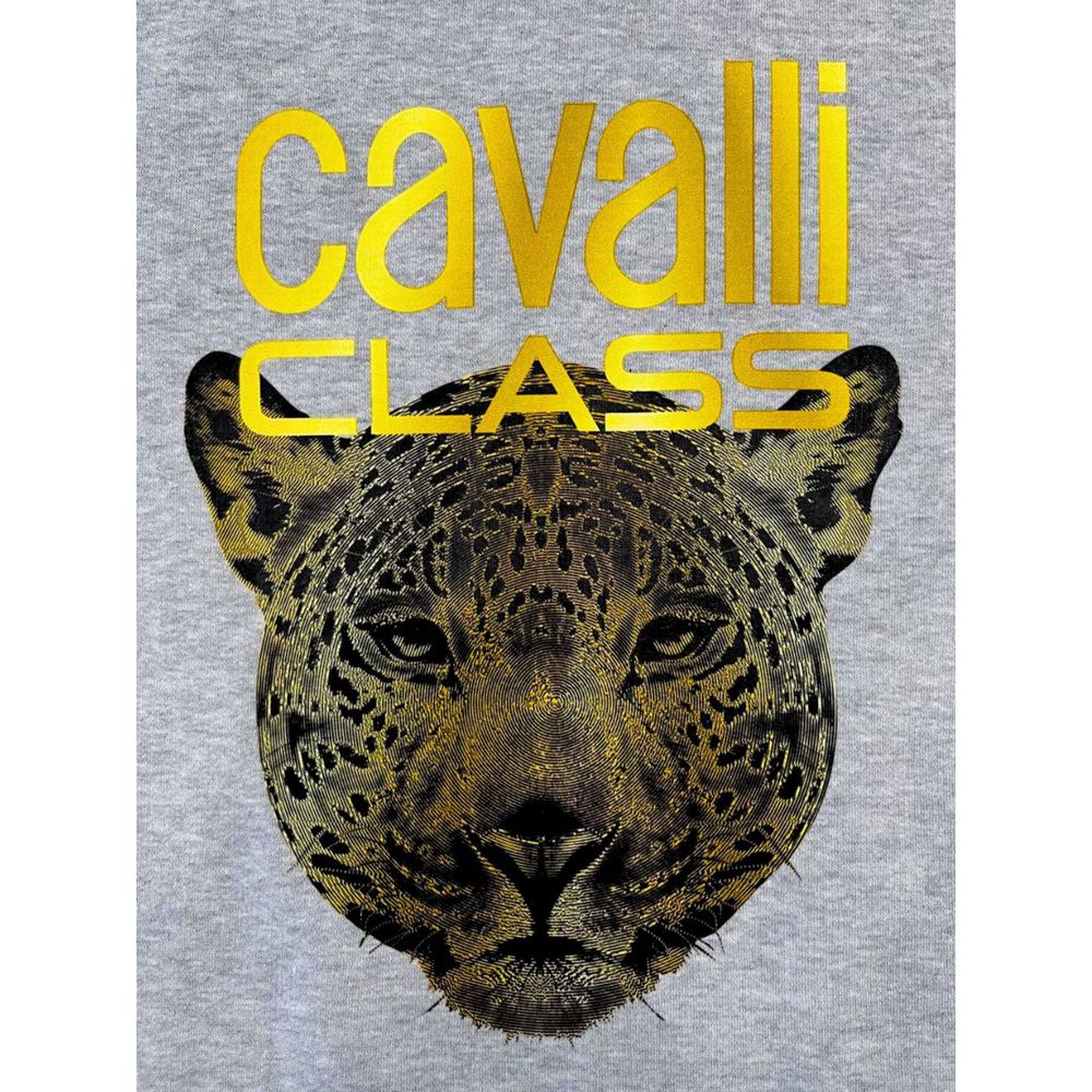 Maglione da donna in poliestere grigio Cavalli Class
