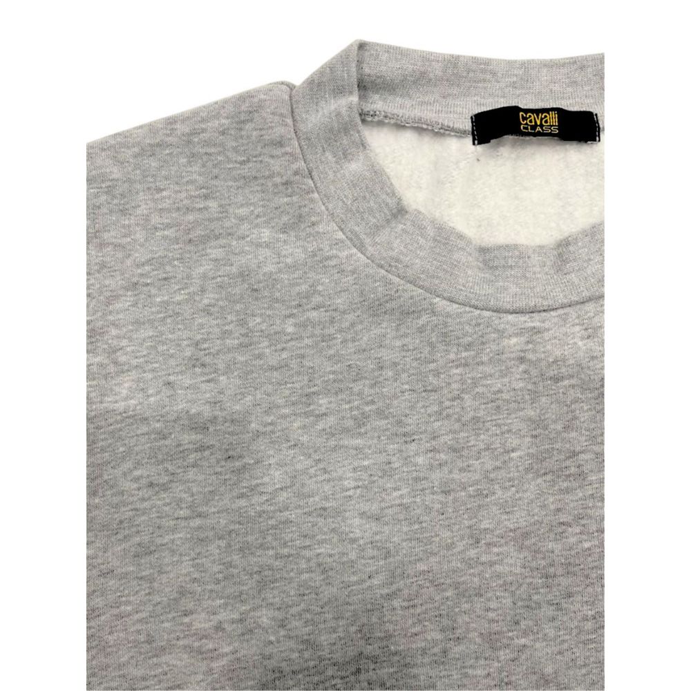 Maglione da donna in poliestere grigio Cavalli Class