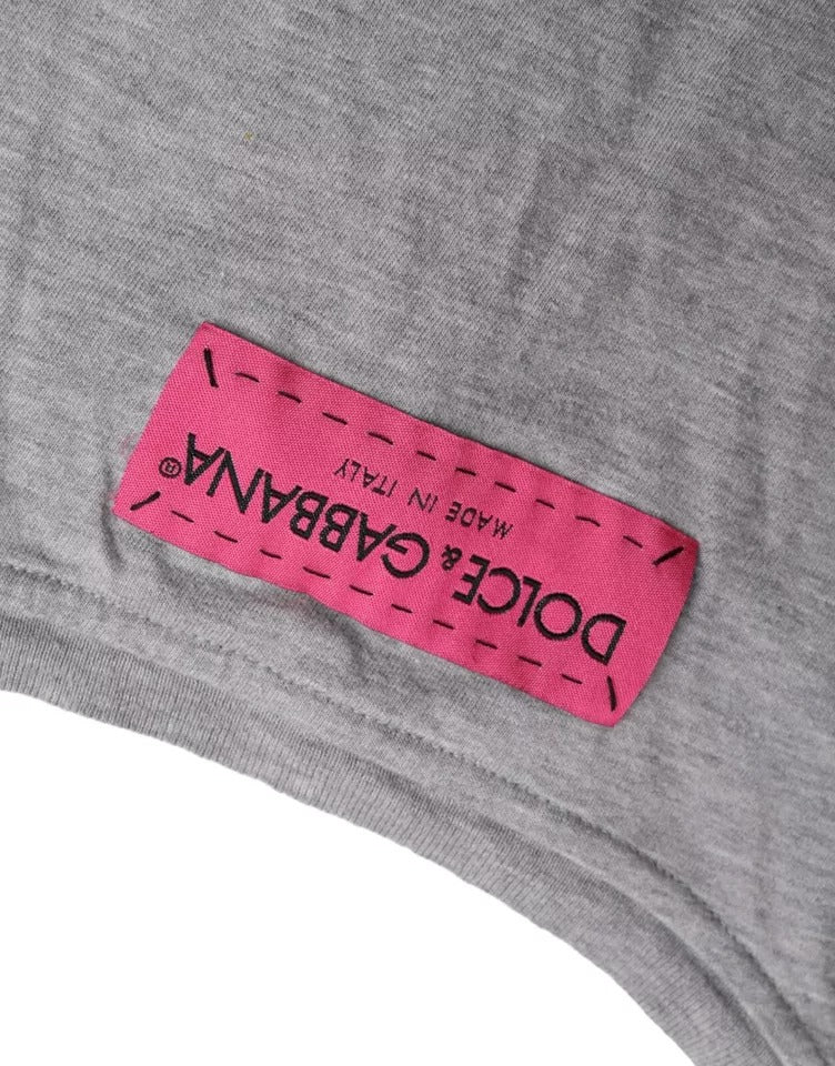 T-shirt L'Amore E'Bellezza di Dolce & Gabbana in cotone grigio