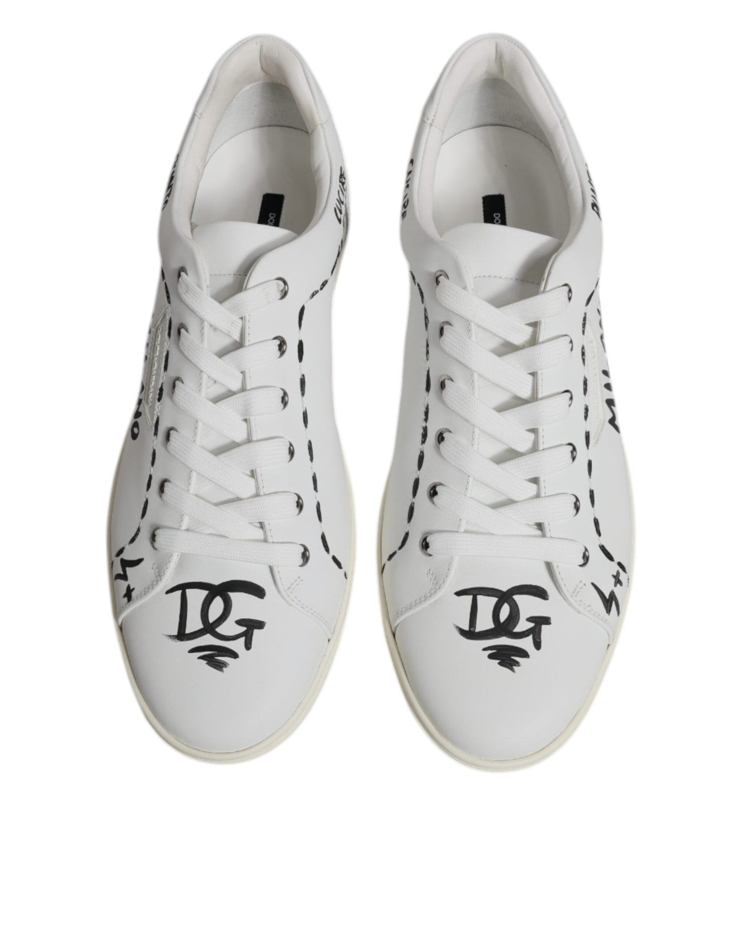 Dolce & Gabbana Scarpe da ginnastica basse Milano in pelle bianca