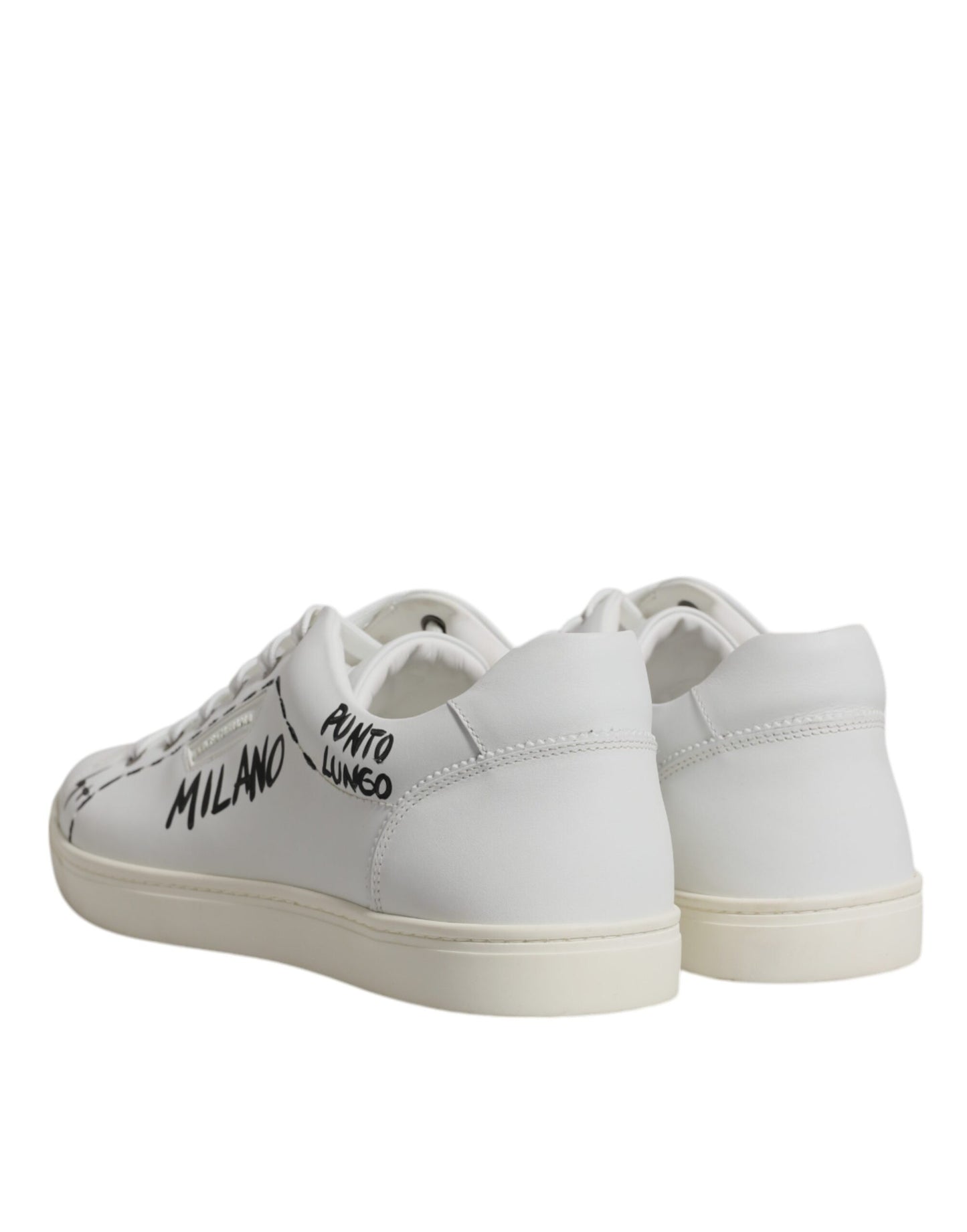 Dolce & Gabbana Scarpe da ginnastica basse Milano in pelle bianca