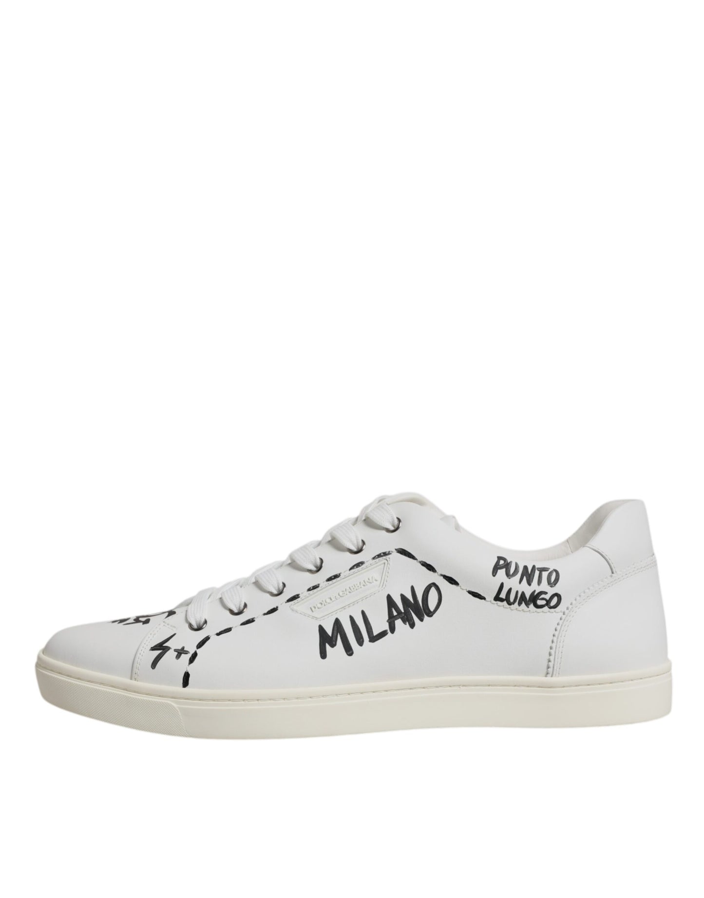 Dolce & Gabbana Scarpe da ginnastica basse Milano in pelle bianca